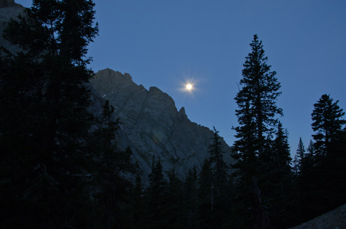 Full moon in the Sangres