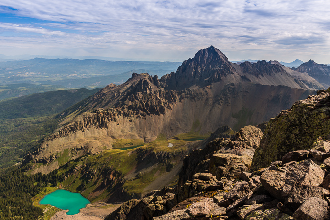Mount Sneffels and Blue Lake
