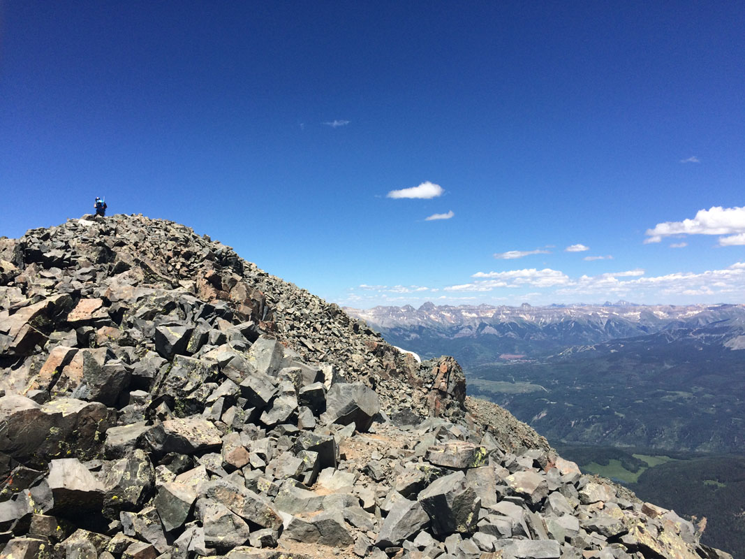 Summiting Wilson Peak