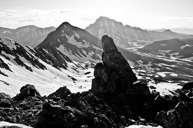 Uncompahgre and Matterhorn Black and White